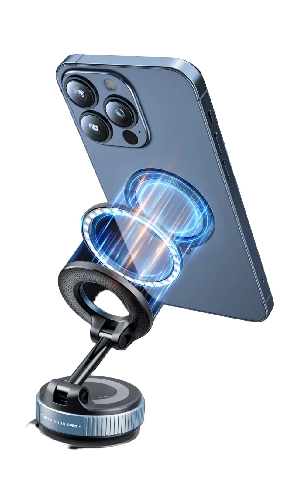Universell magnetisk mobilhållare – perfekt för bilen och hemmet!