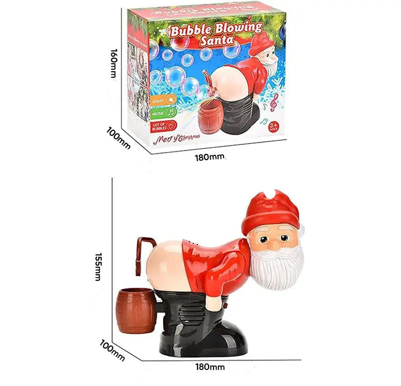 Magisk julunderhållning! Pruttande tomte med ljus och musik som får alla att le!