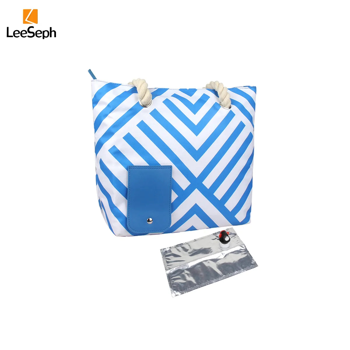 Portabel Vinväska med Dold Hällfunktion – Perfekt för resor, strand, middag och camping