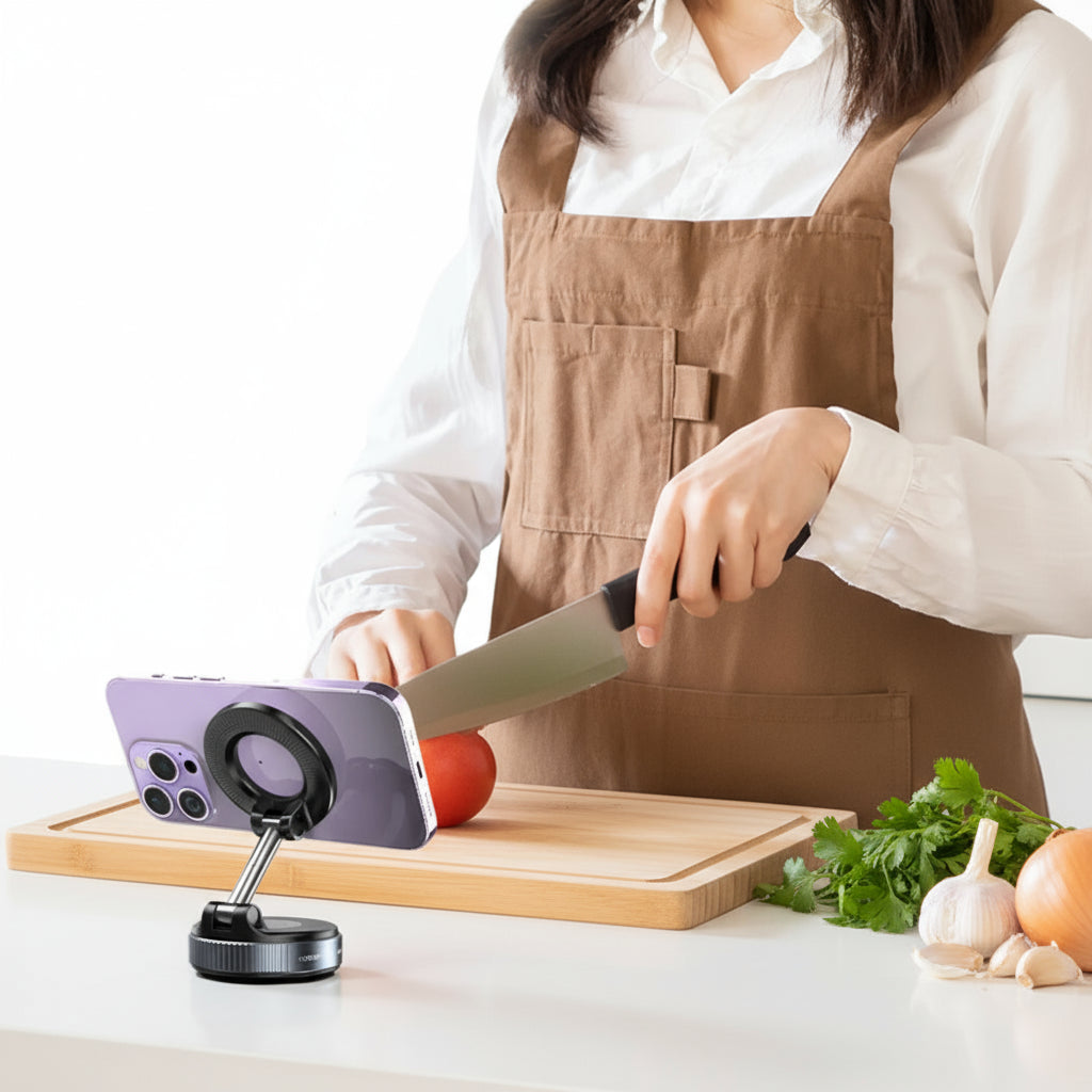 Universell magnetisk mobilhållare – perfekt för bilen och hemmet!