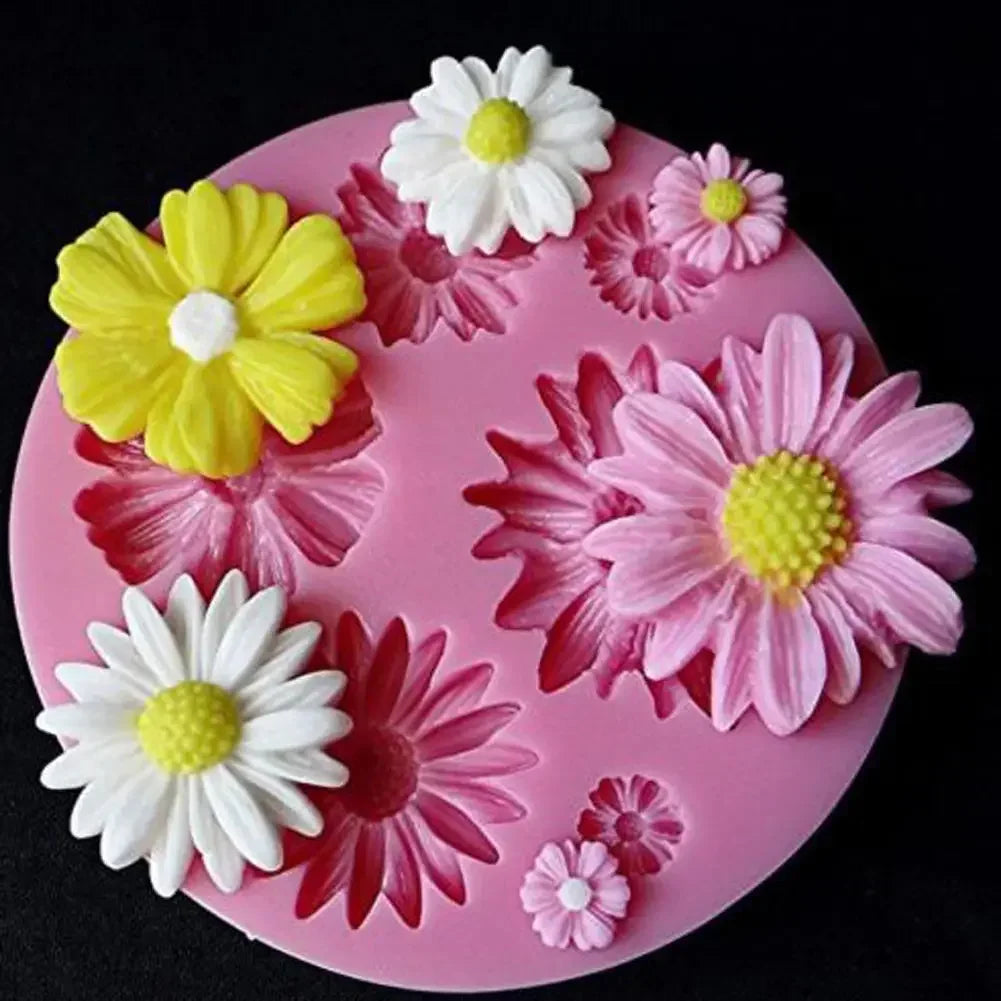 🌸 Låt dina desserter blomma – köp en 3D silikonform för fondant & choklad 🌸